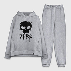 Женский костюм оверсайз Zero skull