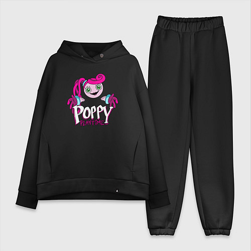 Женский костюм оверсайз Poppy Playtime Мама Длинные Ноги / Черный – фото 1