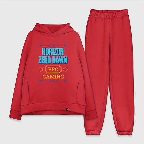Женский костюм оверсайз Игра Horizon Zero Dawn PRO Gaming / Красный – фото 1