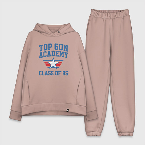 Женский костюм оверсайз TOP GUN Academy Class of 85 / Пыльно-розовый – фото 1