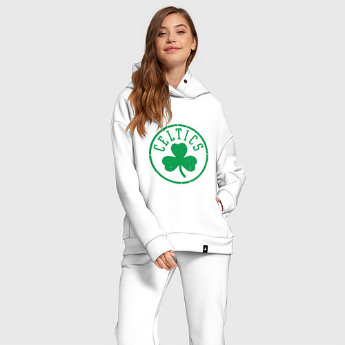 Женский костюм оверсайз Celtics - Селтикс / Белый – фото 2