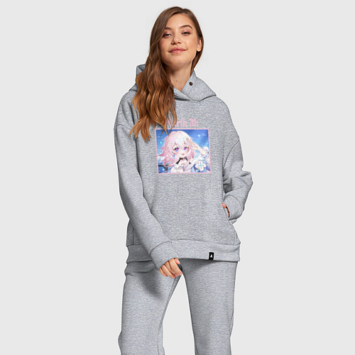 Женский костюм оверсайз Улыбка 7 марты Honkai star rail / Меланж – фото 2