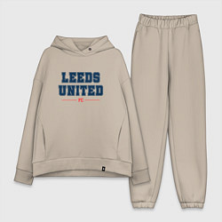 Женский костюм оверсайз Leeds United FC Classic