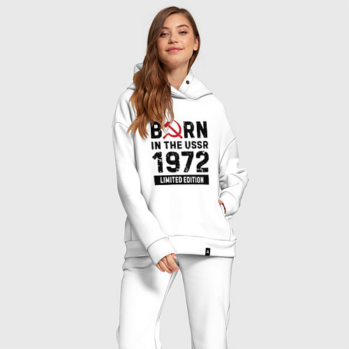 Женский костюм оверсайз Born In The USSR 1972 Limited Edition / Белый – фото 2