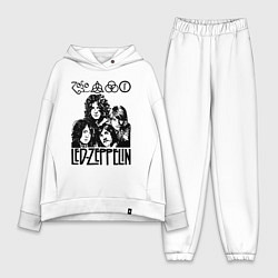 Женский костюм оверсайз Led Zeppelin Black
