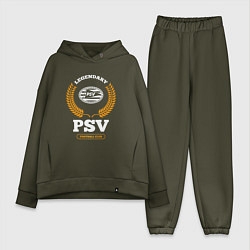 Женский костюм оверсайз Лого PSV и надпись legendary football club