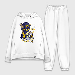 Женский костюм оверсайз Shadow shaman, цвет: белый