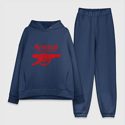Женский костюм оверсайз Arsenal: The gunners, цвет: тёмно-синий