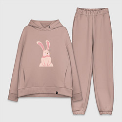 Женский костюм оверсайз Pink Bunny