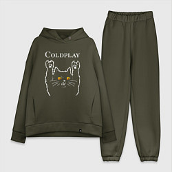 Женский костюм оверсайз Coldplay rock cat