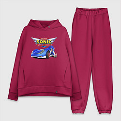 Женский костюм оверсайз Team Sonic racing - hedgehog