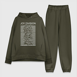 Женский костюм оверсайз Joy Division, цвет: хаки