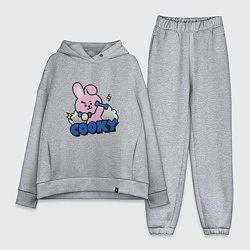 Женский костюм оверсайз Cooky BT21 Jungkook, цвет: меланж