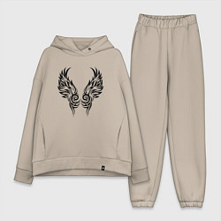 Женский костюм оверсайз Flaming Wings
