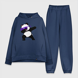Женский костюм оверсайз Dab panda, цвет: тёмно-синий