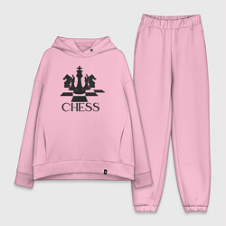 Женский костюм оверсайз Chess play