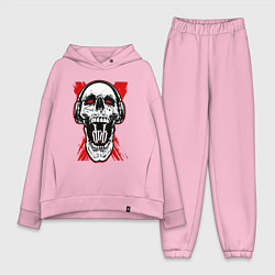 Женский костюм оверсайз DnB skull