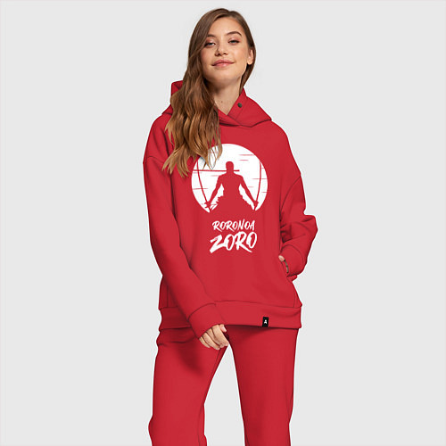 Женский костюм оверсайз Ророноа Зоро / Красный – фото 2