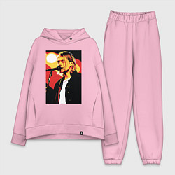 Женский костюм оверсайз Курт Кобейн с микрофоном