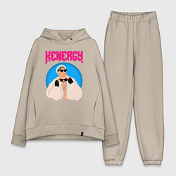 Женский костюм оверсайз Кен и Барби