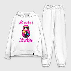 Женский костюм оверсайз Барби русская