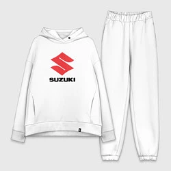 Женский костюм оверсайз Suzuki sport auto, цвет: белый