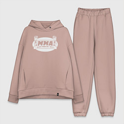 Женский костюм оверсайз MMA sport, цвет: пыльно-розовый