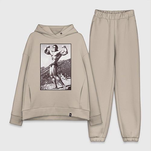 Женский костюм оверсайз Mister Arnold / Миндальный – фото 1