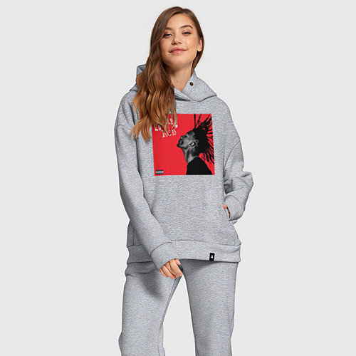 Женский костюм оверсайз Wlole lotta / Меланж – фото 2