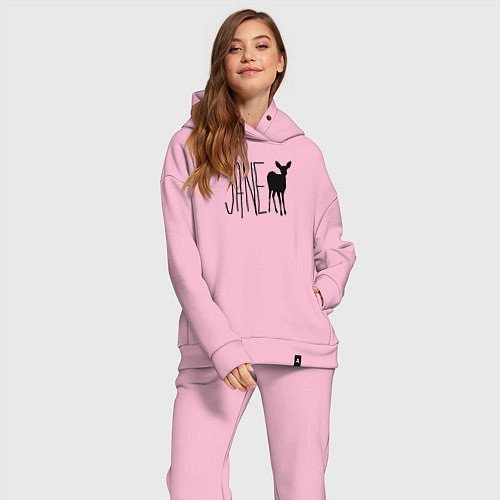 Женский костюм оверсайз Джейн с футболки Макс из Life is Strange / Светло-розовый – фото 2