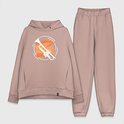 Женский костюм оверсайз Джазовая труба