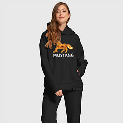 Женский костюм оверсайз Mustang firely art, цвет: черный — фото 2