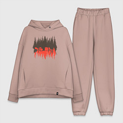 Женский костюм оверсайз Syberia