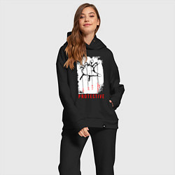 Женский костюм оверсайз Protective, цвет: черный — фото 2