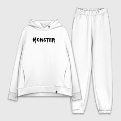 Женский костюм оверсайз Monster black