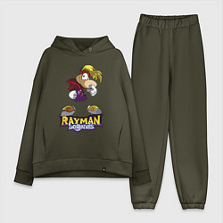 Женский костюм оверсайз Rayman - legends, цвет: хаки