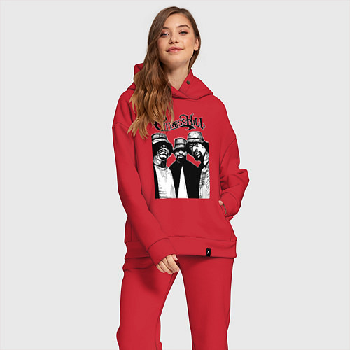Женский костюм оверсайз Cypress hill all / Красный – фото 2