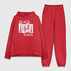 Женский костюм оверсайз Black yoga