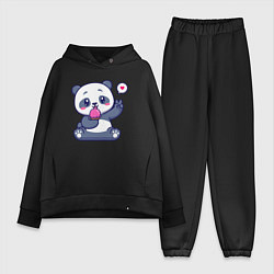 Женский костюм оверсайз Ice cream panda