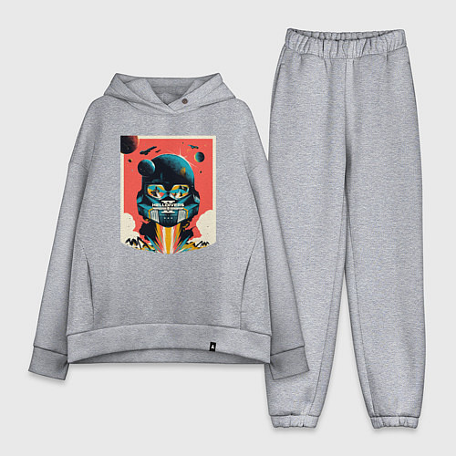 Женский костюм оверсайз Helldivers 2: Art / Меланж – фото 1