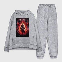 Женский костюм оверсайз Assassins creed свозь пламя