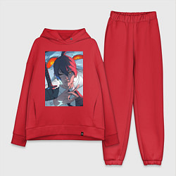 Женский костюм оверсайз Человек-бензопила Аки Хаякава