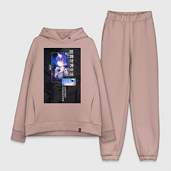 Женский костюм оверсайз Рем близняшка горничная