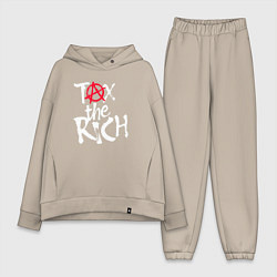 Женский костюм оверсайз Tax the rich