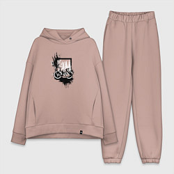 Женский костюм оверсайз Байк и грязь