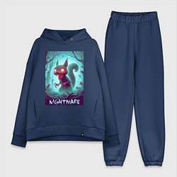 Женский костюм оверсайз Terrible squirrel - nightmare