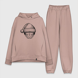 Женский костюм оверсайз Змея новогодняя