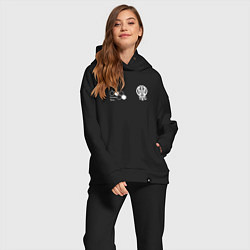 Женский костюм оверсайз Izumo Tecs, цвет: черный — фото 2