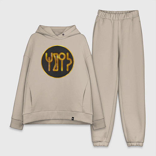 Женский костюм оверсайз Химьяр из Total War: Attila / Миндальный – фото 1