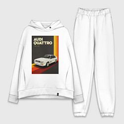 Женский костюм оверсайз Audi Quattro автомобиль